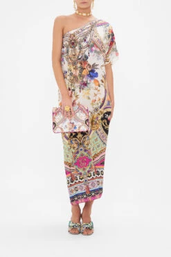 ROUND NECK KAFTAN FRIENDS WITH FRESCOS -Vivid Couture CAMILLA 00028222 ROUND NECK KAFTAN FRIENDS WITH FRESCOS 6