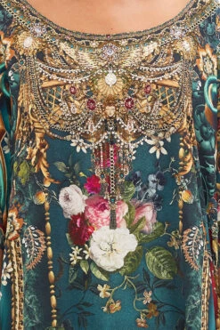 ROUND NECK KAFTAN VERDIS WORLD -Vivid Couture CAMILLA 00028228 ROUND NECK KAFTAN VERDIS WORLD 5