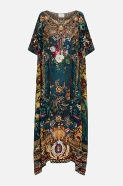 ROUND NECK KAFTAN VERDIS WORLD -Vivid Couture CAMILLA 00028228 ROUND NECK KAFTAN VERDIS WORLD GHOST 1