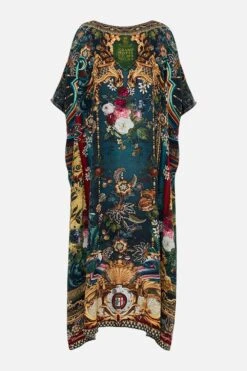 ROUND NECK KAFTAN VERDIS WORLD -Vivid Couture CAMILLA 00028228 ROUND NECK KAFTAN VERDIS WORLD GHOST 2