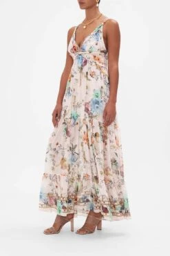 BEAD STRAP GATHERED PANEL DRESS BAMBINO BLISS -Vivid Couture CAMILLA 00028235 BAMBINOBLISS BEADSTRAPGATHEREDPANELDRESS 2