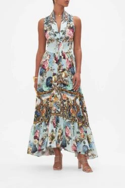 NECKTIE DRESS WITH ELASTICATED WAIST LETTERS TO LEO -Vivid Couture CAMILLA 00028241 LETTERSTOLEO NECKTIEDRESSW ELASTICATEDWAIST 6