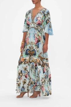 WAISTED DRESS WITH HEM RUFFLE LETTERS TO LEO -Vivid Couture CAMILLA 00028247 LETTERSTOLEO WAISTEDDRESSWITHHEMRUFFLE 2