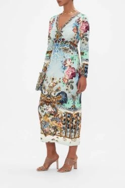 CUT OUT JERSEY DRESS WITH HARDWARE LETTERS TO LEO -Vivid Couture CAMILLA 00028249 LETTERSTOLEO CUTOUTJERSEYDRESSW HARDWARE 2