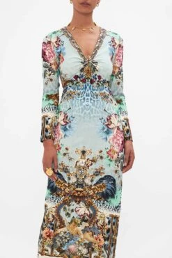 CUT OUT JERSEY DRESS WITH HARDWARE LETTERS TO LEO -Vivid Couture CAMILLA 00028249 LETTERSTOLEO CUTOUTJERSEYDRESSW HARDWARE 3