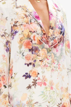 SINGLE BREASTED JACKET FRIENDS WITH FRESCOS -Vivid Couture CAMILLA 00028252 SINGLE BREASTED JACKET FRIENDS WITH FRESCOS 5