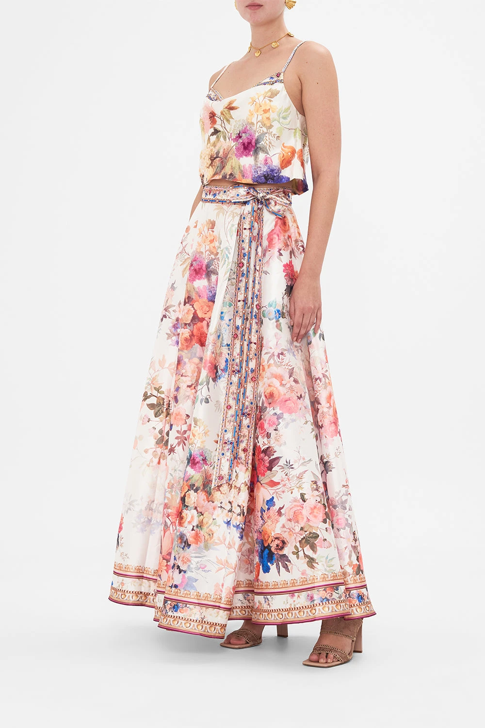 BIAS CROP CAMI FRIENDS WITH FRESCOS 5 BIAS CROP CAMI FRIENDS WITH FRESCOS - Image 4