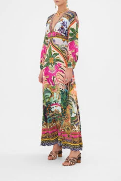 PRINTED LANTERN SLEEVE DRESS ALESSANDROS ATLANTIS 12 PRINTED LANTERN SLEEVE DRESS ALESSANDROS ATLANTIS -Vivid Couture CAMILLA 00028254 PRINTED LANTERN SLEEVE DRESS ALESSANDROS ATLANTIS 2