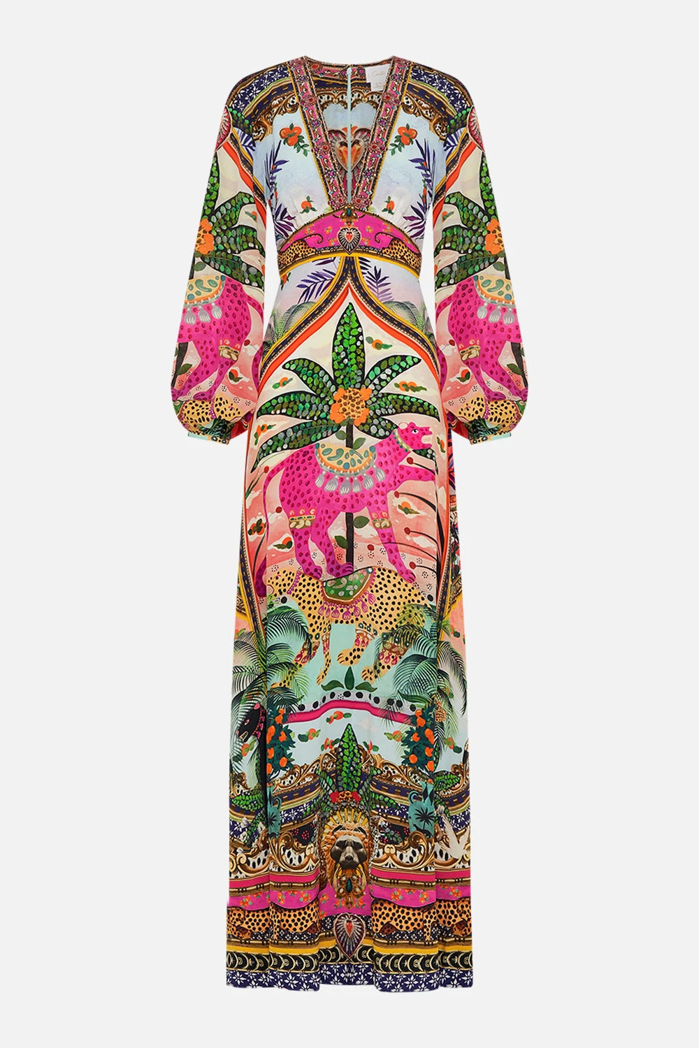 PRINTED LANTERN SLEEVE DRESS ALESSANDROS ATLANTIS 5 PRINTED LANTERN SLEEVE DRESS ALESSANDROS ATLANTIS - Image 3