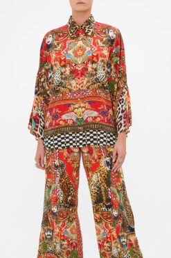 WIDE SLEEVE BLOUSE FROM GENERATION TO GENERATION -Vivid Couture CAMILLA 00028260 WIDE SLEEVE BLOUSE FROM GENERATION TO GENERATION 4