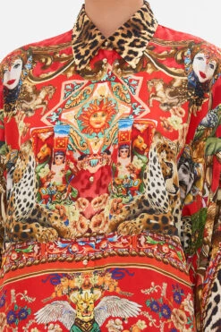 WIDE SLEEVE BLOUSE FROM GENERATION TO GENERATION -Vivid Couture CAMILLA 00028260 WIDE SLEEVE BLOUSE FROM GENERATION TO GENERATION 5