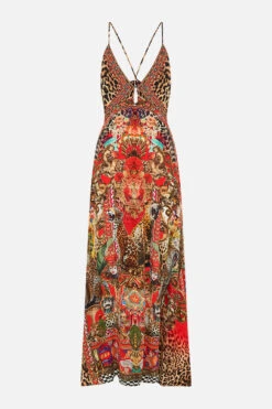 STRAPPY DRESS WITH CUT OUT FROM GENERATION TO GENERATION -Vivid Couture CAMILLA 00028261 STRAPPY DRESS W CUT OUT FROM GENERATION TO GENERATION GHOST 1