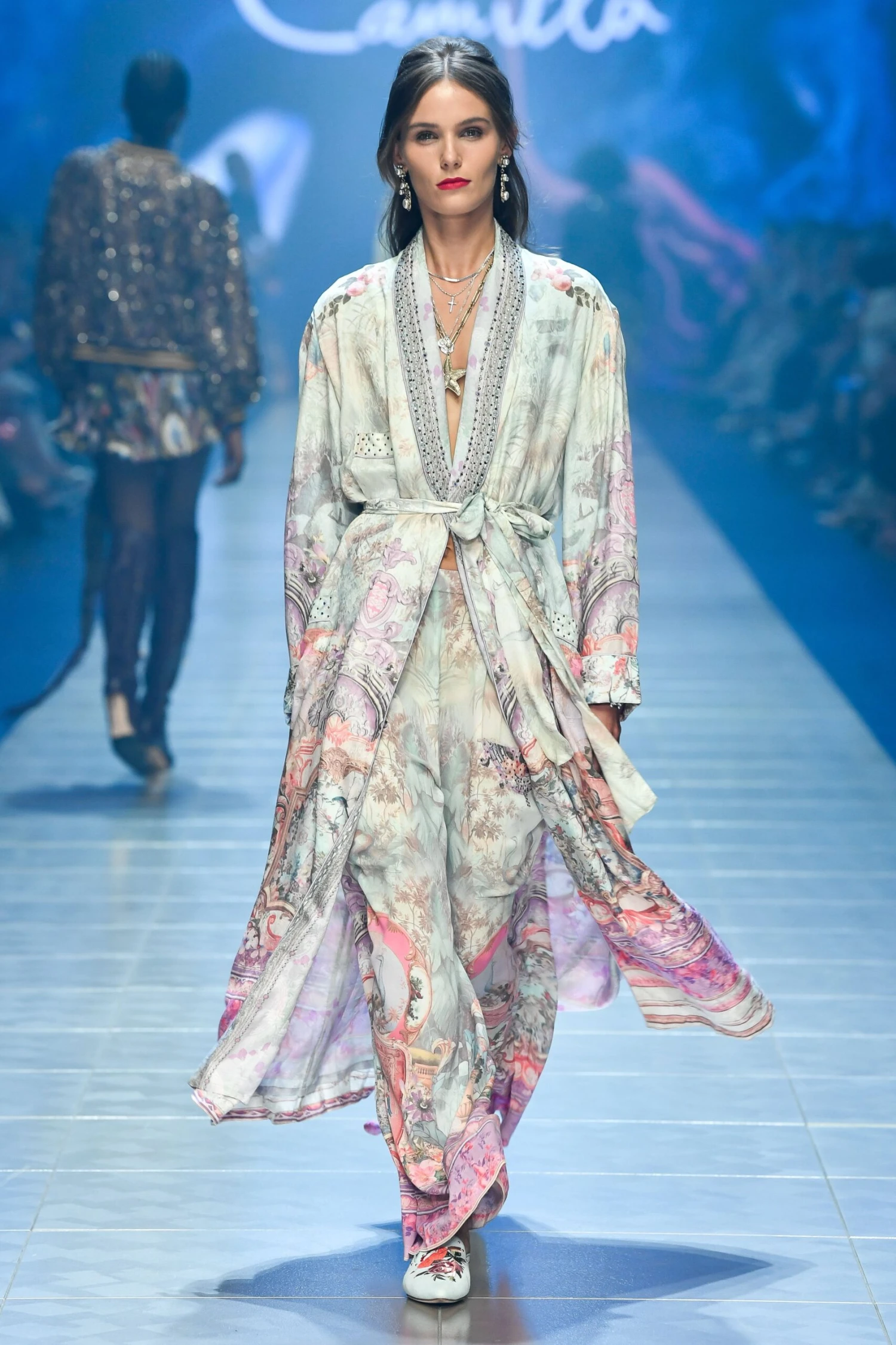 WIDE LEG TROUSER WITH FRONT POCKETS ELECTRON LIBRE 4 WIDE LEG TROUSER WITH FRONT POCKETS ELECTRON LIBRE - Image 2