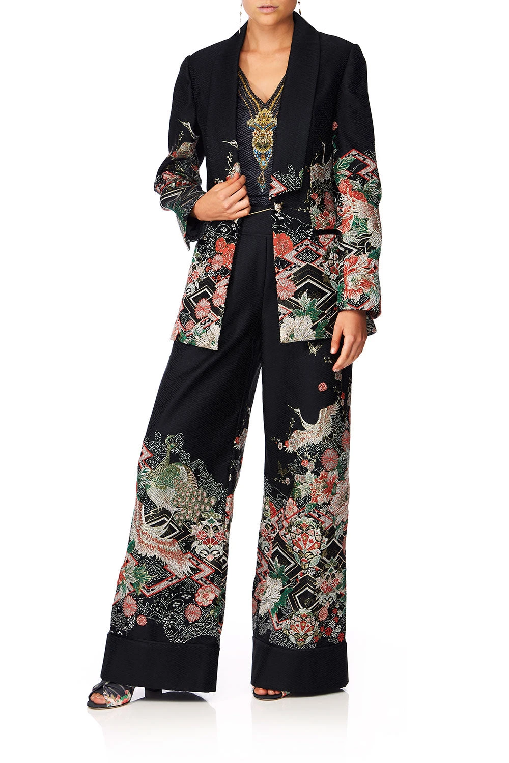 JACQUARD TROUSERS MIDNIGHT MOONCHILD 4 JACQUARD TROUSERS MIDNIGHT MOONCHILD - Image 2