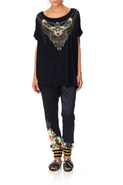LOOSE FIT TEE MIDNIGHT MOONCHILD