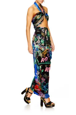 WIDE LEG TROUSER WITH POCKETS YOU'VE GOT MAIL -Vivid Couture camilla 164