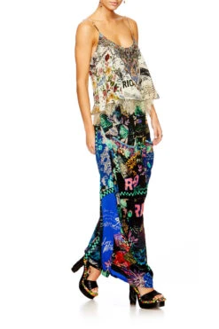 WIDE LEG TROUSER WITH POCKETS YOU'VE GOT MAIL -Vivid Couture camilla 173