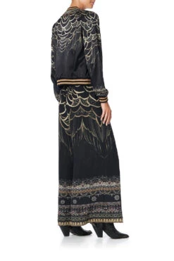 SHIRRED WAIST PANT UNDER A FULL MOON -Vivid Couture camilla bomber jacket under a full moon 4 8efa29be 1a4e 4ac5 b576 9c49d584b111