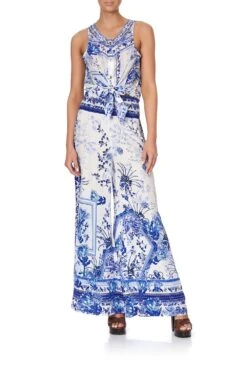 SHIRRED WAIST PANT CARDS FROM THE COAST -Vivid Couture camilla button back top cards from the coast 8 166e9315 c98a 40fc b475 b2d7d773b535