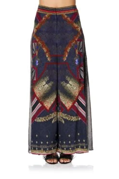 HIGH WAISTED TROUSER WITH GODET THIS CHARMING WOMAN -Vivid Couture camilla button front flared trousers this charming woman 5