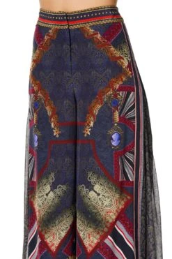 HIGH WAISTED TROUSER WITH GODET THIS CHARMING WOMAN -Vivid Couture camilla button front flared trousers this charming woman 8