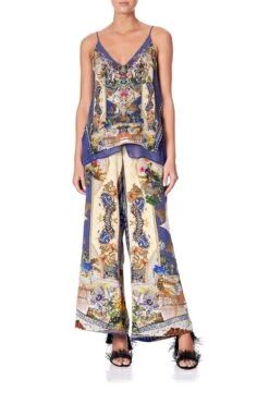 LOUNGE TROUSER WITH WAIST TIE MUSE NOVELS -Vivid Couture camilla extras 19 8add29dd e5c6 4b9d b3d9 cbfacaaaf874