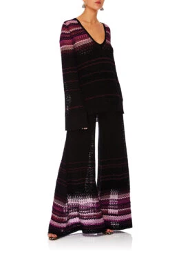 FANCY STITCH V PANT NIGHTS WITH HER -Vivid Couture camilla fancy stitch v neck nights with her 1 1 7e308f10 328e 4603 8534 fb244d23db39