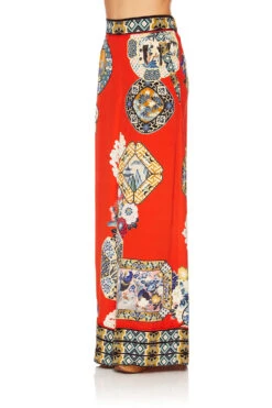 WIDE LEG PANT W/CUFFS FOUND IN TRANSLATION 23 WIDE LEG PANT W/CUFFS FOUND IN TRANSLATION -Vivid Couture camilla found in translation wide leg pant w cuffs 2