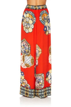 WIDE LEG PANT W/CUFFS FOUND IN TRANSLATION 24 WIDE LEG PANT W/CUFFS FOUND IN TRANSLATION -Vivid Couture camilla found in translation wide leg pant w cuffs 4