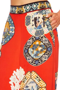 WIDE LEG PANT W/CUFFS FOUND IN TRANSLATION 25 WIDE LEG PANT W/CUFFS FOUND IN TRANSLATION -Vivid Couture camilla found in translation wide leg pant w cuffs 5