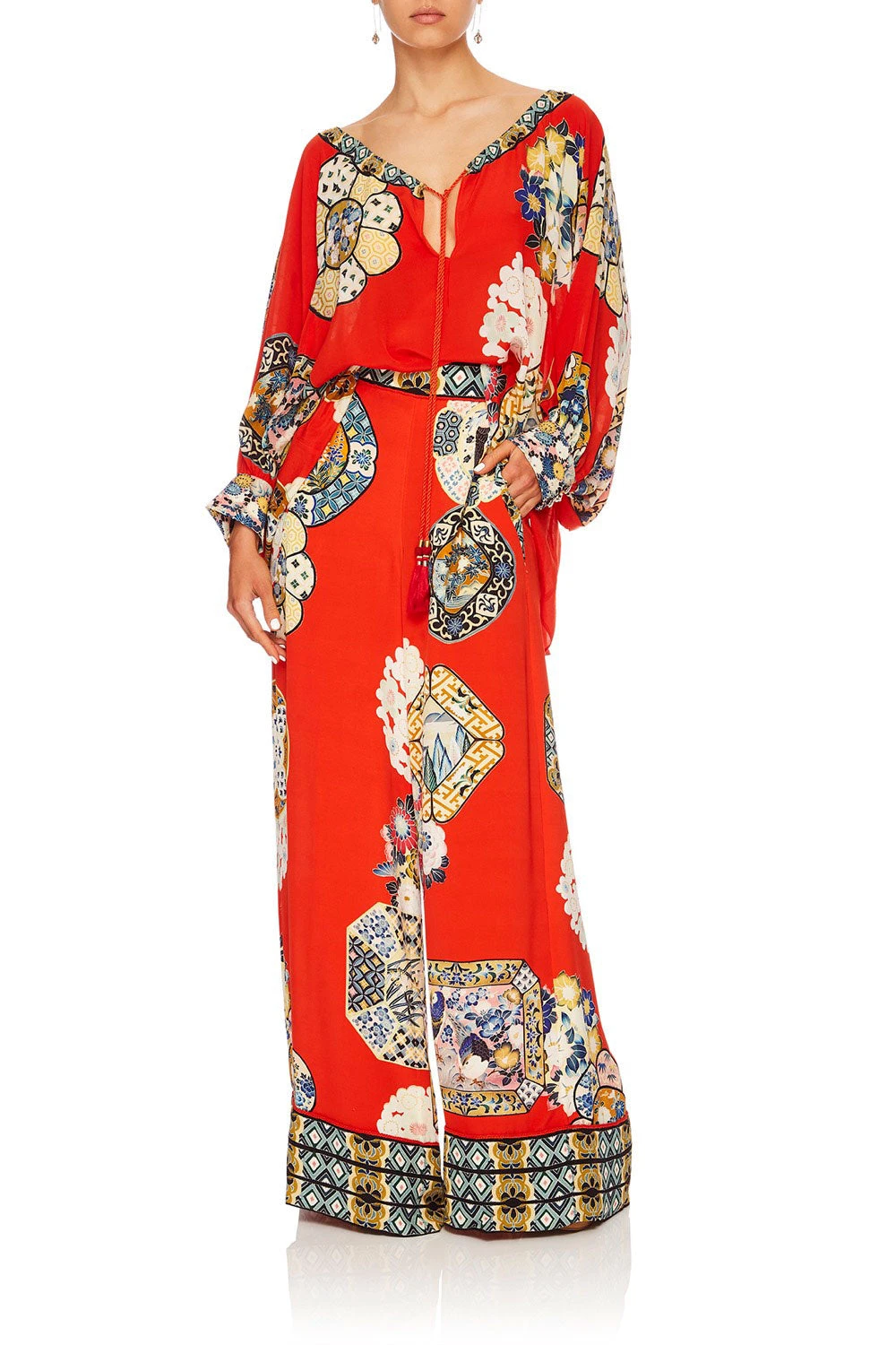 WIDE LEG PANT W/CUFFS FOUND IN TRANSLATION 2 WIDE LEG PANT W/CUFFS FOUND IN TRANSLATION