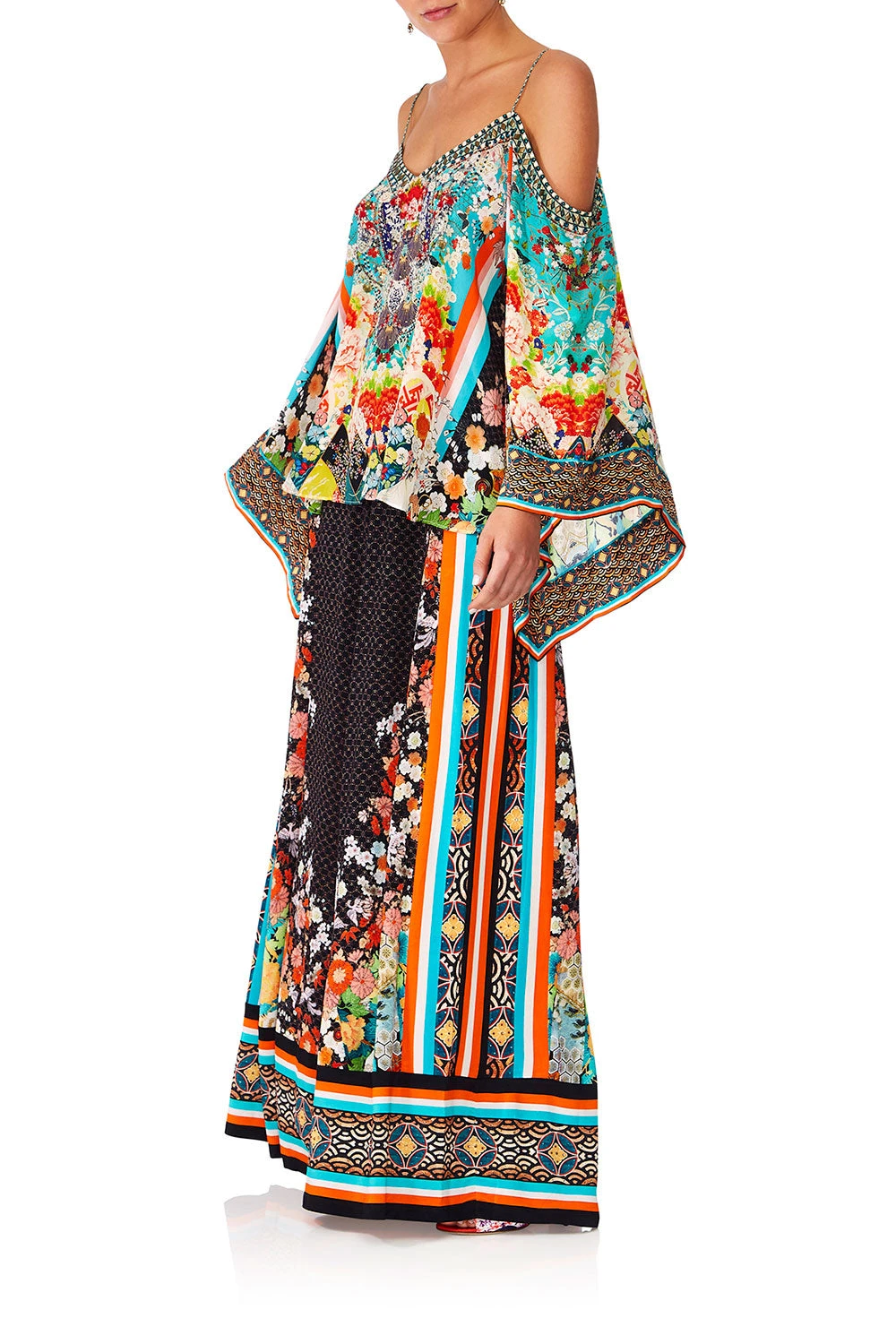 KNITTED FLARED PANTS GALAXY GIRL 5 KNITTED FLARED PANTS GALAXY GIRL - Image 3