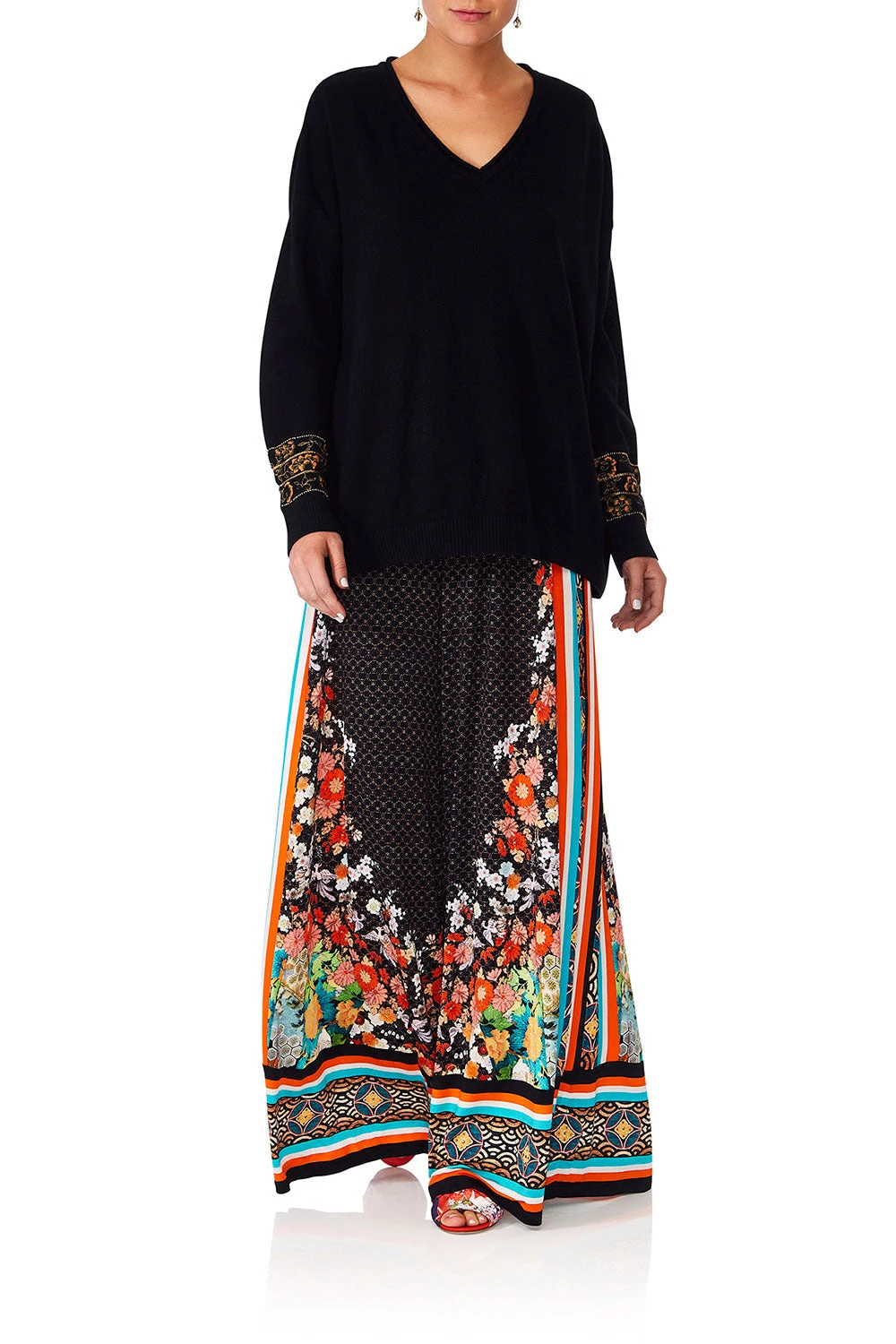 KNITTED FLARED PANTS GALAXY GIRL 7 KNITTED FLARED PANTS GALAXY GIRL - Image 5