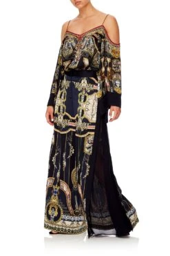 HIGH WAISTED TROUSER WITH GODET MIDNIGHT MEETING -Vivid Couture camilla high waisted trouser with godet midnight meeting 3 20ae7881 12e5 43a2 b7f6 65664d0bdcb8