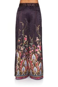 HIGH WAISTED TROUSER WITH GODET WILD FLOWER -Vivid Couture camilla high waisted trouser with godet wild flower 5