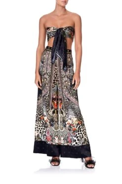 LOUNGE TROUSER WITH CUFFS MARAIS AT MIDNIGHT -Vivid Couture camilla larege sqaure scarf jacket marais 1 56776c1a 780c 4b1d 9249 11b2b167f68f