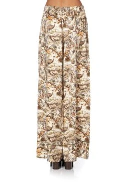 LOUNGE TROUSER WITH CUFFS BUSH DOOF -Vivid Couture camilla lounge trouser with cuffs bush doof 3