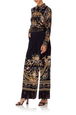 LOUNGE TROUSER WITH CUFFS FRIEND IN FLORA -Vivid Couture camilla lounge trouser with cuffs friend in flora 3