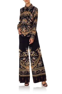 LOUNGE TROUSER WITH CUFFS FRIEND IN FLORA -Vivid Couture camilla lounge trouser with cuffs friend in flora 4