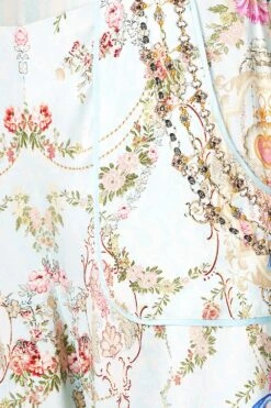 LOUNGE TROUSER WITH CUFFS VERSAILLES SKY -Vivid Couture camilla lounge trouser with cuffs versailles sky 8 7a983cc5 9f0b 4a4f 813f 9caca6b69ec7