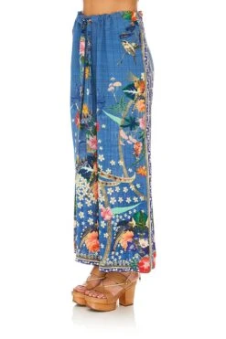 LOUNGE TROUSER WITH TIE WAIST FARAWAY FLORALS -Vivid Couture camilla lounge trouser with tie waist faraway florals 5