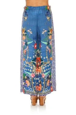 LOUNGE TROUSER WITH TIE WAIST FARAWAY FLORALS -Vivid Couture camilla lounge trouser with tie waist faraway florals 6