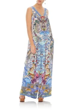 LOUNGE TROUSER WITH TIE WAIST GEISHA GATEWAYS -Vivid Couture camilla lounge trouser with tie waist geisha gateways 4 871fa923 49ab 4526 9fd0 d68fa0827bea