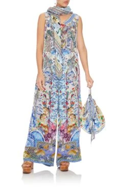 LOUNGE TROUSER WITH TIE WAIST GEISHA GATEWAYS -Vivid Couture camilla lounge trouser with tie waist geisha gateways 5 c84002e9 95fd 442c bfc9 60842c37022c