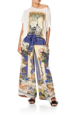 LOUNGE TROUSER WITH WAIST TIE MUSE NOVELS -Vivid Couture camilla lounge trouser with waist tie muse novels 2 09d96ef3 f596 43a3 9b79 e199c7b93a98