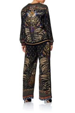 WIDE LEG PANTS WITH CUFFS THE NIGHT WE MET -Vivid Couture camilla pants with side split the night we met 10