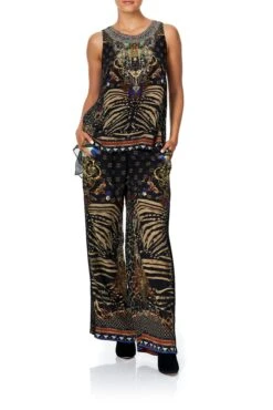 WIDE LEG PANTS WITH CUFFS THE NIGHT WE MET -Vivid Couture camilla pants with side split the night we met 11 18374f25 483f 49d6 b7c7 c0f9513431fc