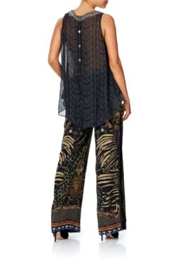 WIDE LEG PANTS WITH CUFFS THE NIGHT WE MET -Vivid Couture camilla pants with side split the night we met 12 724aa02d 75c6 40ee a2bf 9453db5230b0