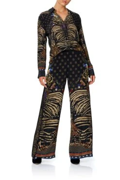 WIDE LEG PANTS WITH CUFFS THE NIGHT WE MET -Vivid Couture camilla pants with side split the night we met 3 b7a6cfd5 994a 4b0d a112 a6ff5db615a8