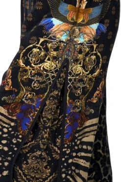 WIDE LEG PANTS WITH CUFFS THE NIGHT WE MET -Vivid Couture camilla pants with side split the night we met 8